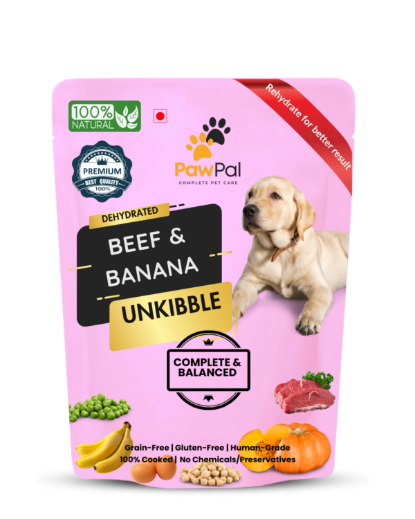 PawPal - Dehydrated Beef & Banana Unkibble - Sample