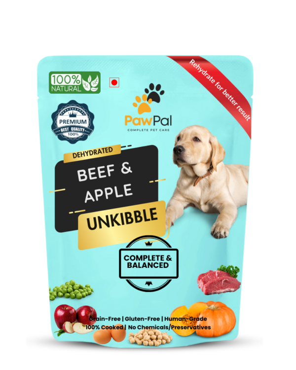 Dehydrated Beef and Apple Dog Food